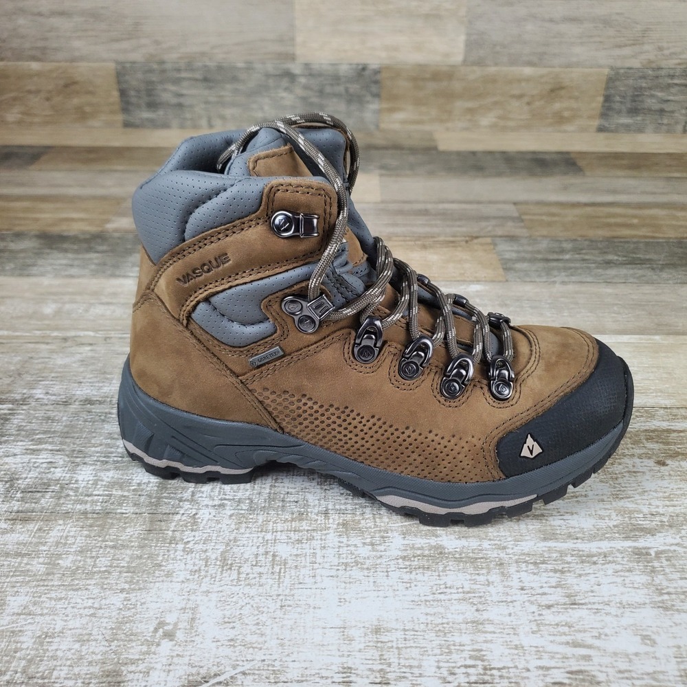 Vasque St. Elias GTX Womens Hiking Shoes Sz 6 Bungee Cord Lace Up Waterproof